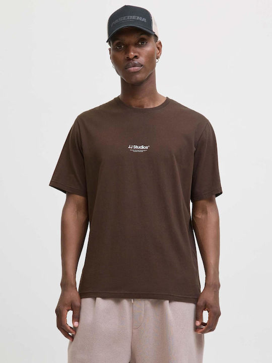 Jack & Jones Тениска Кафява