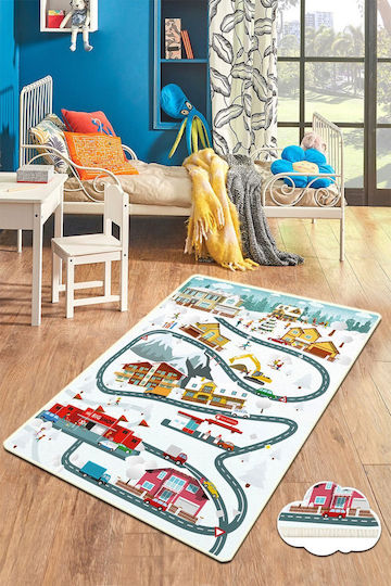 Conceptum Hypnose Kinder Teppich Weiß 80x200cm
