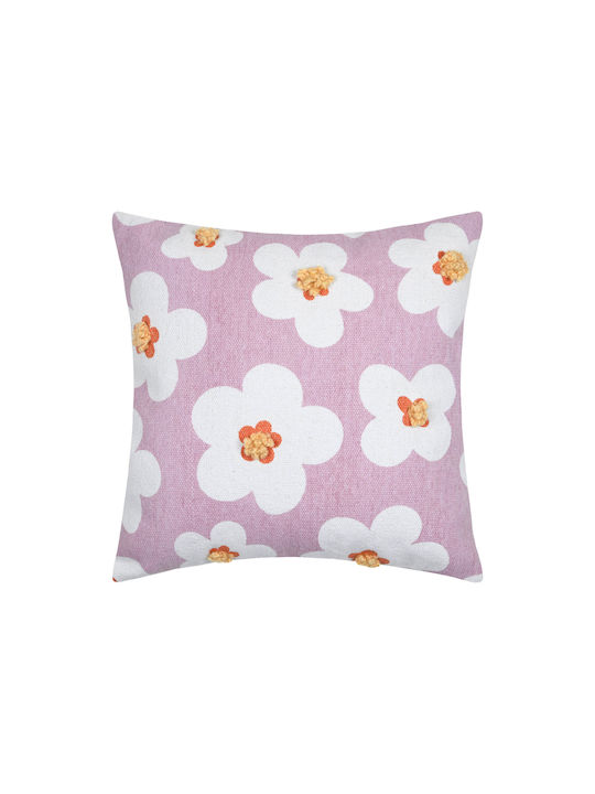 Sofa Cushion S-f Sweetlove in 100% Cotton Parme 40x40cm