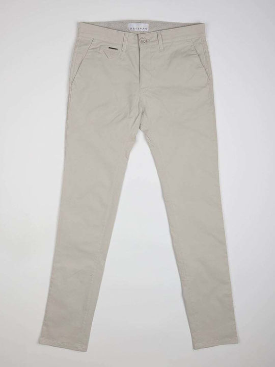 Stefan Fashion Παντελόνι Chino Ελαστικό σε Slim...