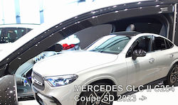 Heko Mercedes Σετ Ανεμοθραύστες Μπροστινοί και Πίσω Σκούρο Φιμέ για Mercedes-Benz GLC 2023+ 4τμχ 23654