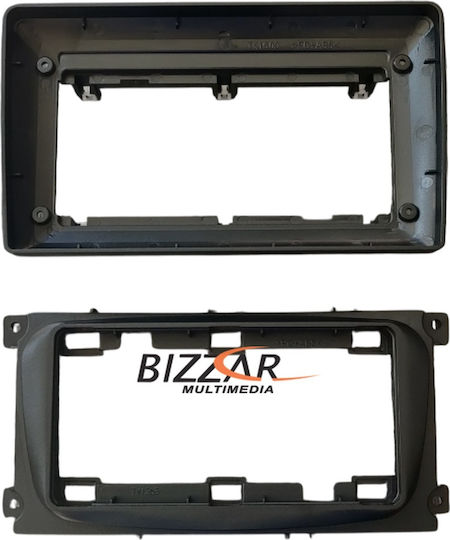 Bizzar DIN Fascia Panels 2 Din Compatible with Screen 9" for Ford Focus / Galaxy / Mondeo / S-Max 2007-2014