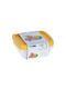 Excellent Houseware Lunchbox Kunststoff Transparent Geeignet für die Mikrowelle 1000ml 3Stück