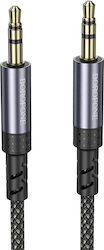 Borofone Cablu Audio Jack 3.5mm 3.5mm Borofone Bl24 Graceful 1m Negru