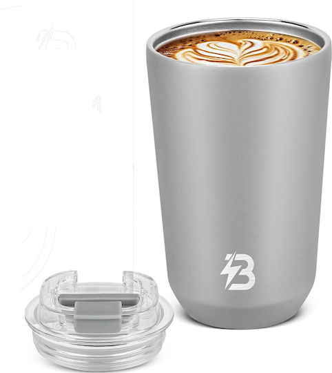 Uncle George Ποτήρι Θερμός Ανοξείδωτο / Αλουμίνιο BPA Free 355ml Γκρι