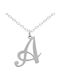 Personal Jewel Κολιέ Μονόγραμμα από Ασήμι