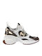 Knit Trainer Sneakers Brown / Black