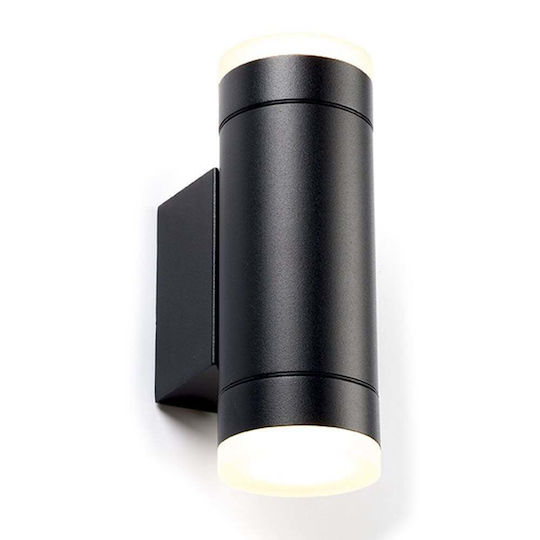 123led Επιτοίχιο Εξωτερικό Φωτιστικό GU10 IP54 Διπλής Δέσμης