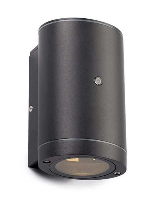 123led Επιτοίχιο Εξωτερικό Φωτιστικό GU10 IP44 9.2x14.6x10.5εκ.