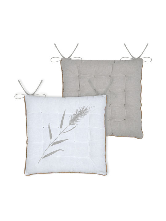 Μαξιλάρι Καρέκλας Κήπου Pampa Ecru 38x38εκ.