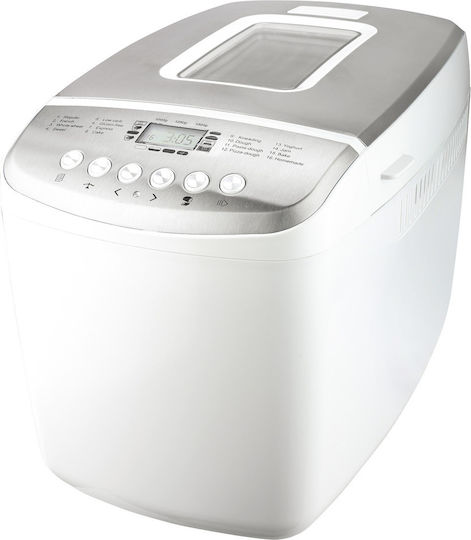 Finlux Bread Maker 850W with Container Capacity 1600gr and 16 Baking Programs