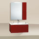Pro Bagno Blat fără Lavoar Red