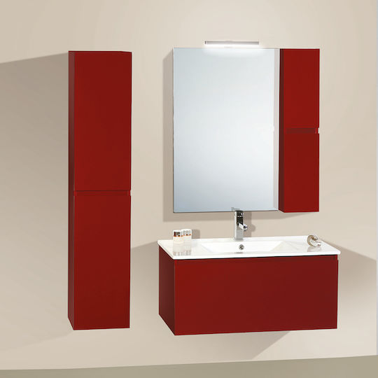 Pro Bagno Countertop without Sink Red