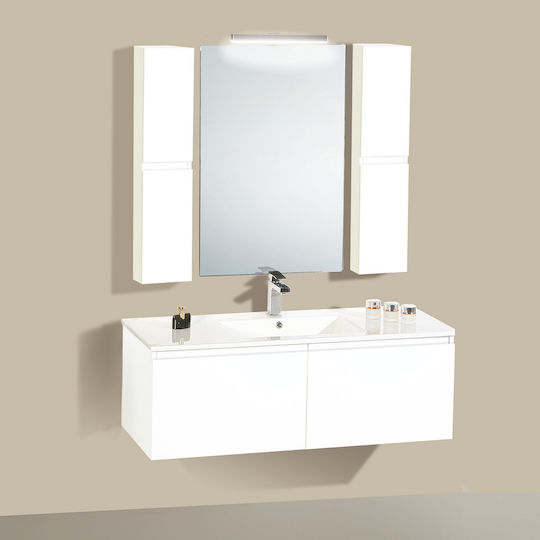 Pro Bagno Шкаф без Мивка Бял