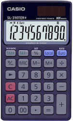 Casio Basic Αριθμομηχανή Τσέπης σε Μπλε Χρώμα