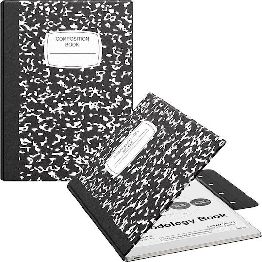Moko Hülle Moko Book Folio Bemerkenswertes Paper Pro 11.8" Magnetischer Schwarz-Weiß