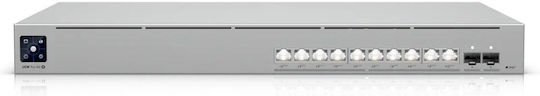Ubiquiti Pro XG 10 PoE Managed L3 PoE+ Switch with 10 Ethernet Ports and 2 SFP Ports