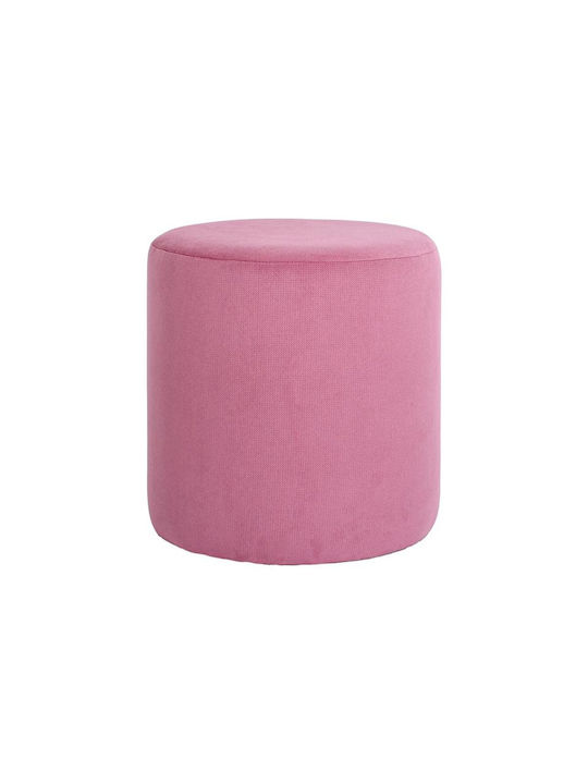 Hocker Für das Wohnzimmer Hölzernes Circlo Pink 34x34x35cm