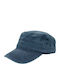 Cotton Jockey Cuban Military Stonewashed Blue Brims Trims