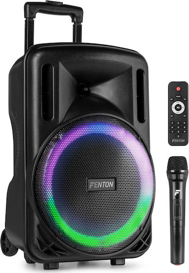 Fenton Ηχείο Karaoke με Ασύρματο Μικρόφωνο και Εφέ Φωτισμού FT12LED MK2 170.162 Μαύρο