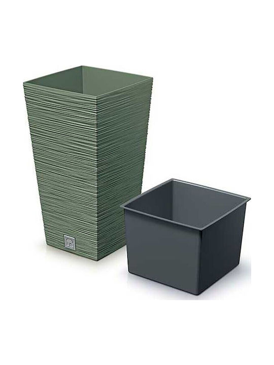Next Furu Planter Plastic Green 39.5x39.5x75.5cm.