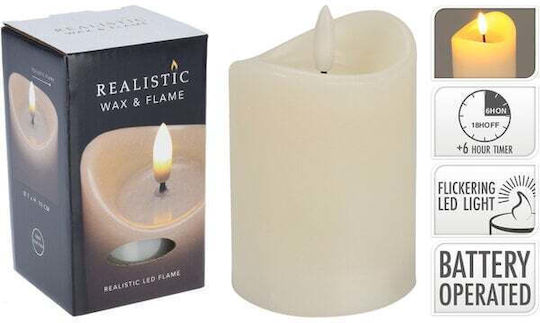 Koopman Dekorative Lampe Wachs-Politur Ecru
