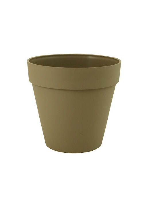 Sic Plast Deco Γλάστρα Μόκα 22x22x21εκ.