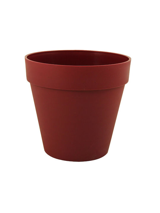 Sic Plast Deco Pot Bordeaux 14x14x13cm.
