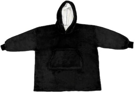 Κουβέρτα με Μανίκια 80x100εκ. Black Κουβέρτα με Μανίκια 80x100εκ. Black
