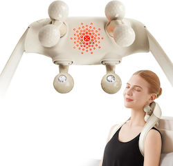 Massage Device for the Neck with Heating Function Silver