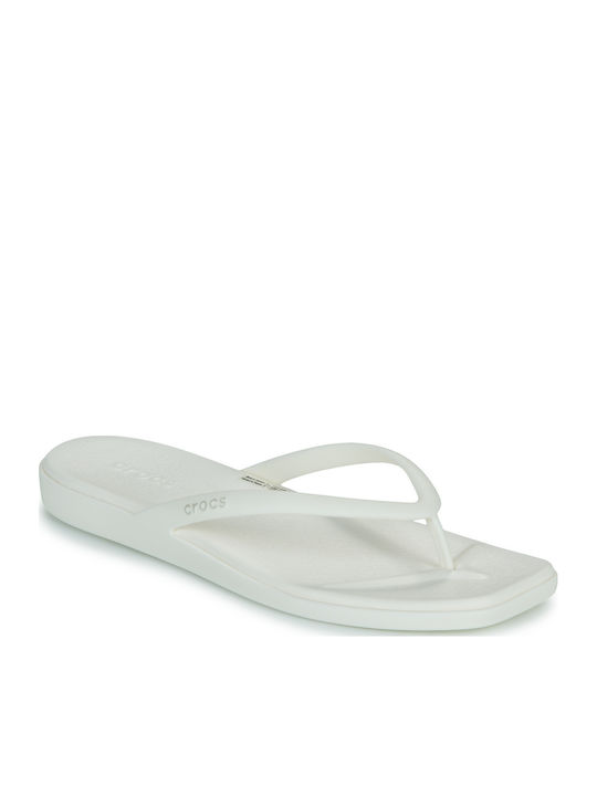 Crocs Miami Σαγιονάρες σε Λευκό Χρώμα