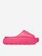 Slides Cu Platformă În Culoare Fuchsia