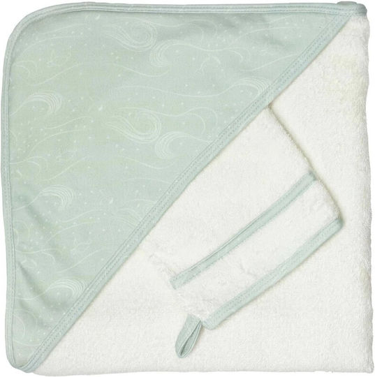 Trois Kilos Sept Baby Bathrobe Hooded 75x75cm