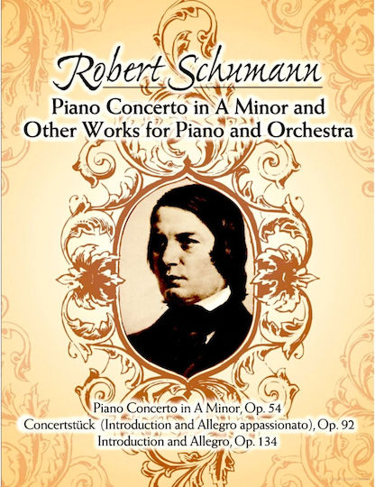 Dover Publications Schumann Robert Piano Concerto In A Minor Other Works Piano Orchestra Full Score