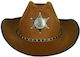 Kokoracostume Carnival Cowboy Hat for Adults Coffee