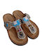 Flache Sandalen für Damen Anatomisch in Weiß Farbe
