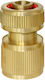Hydrostab Hydro-fix Schnelle Schlauchanschluss mit Schalter Weiblich 19 Mm Messing