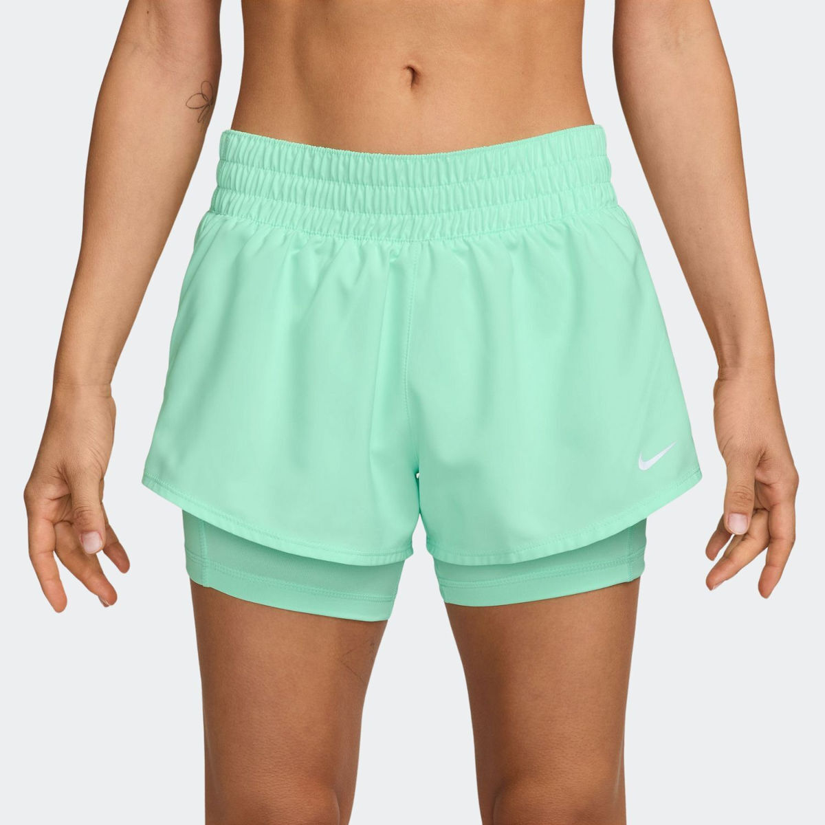 light green nike shorts