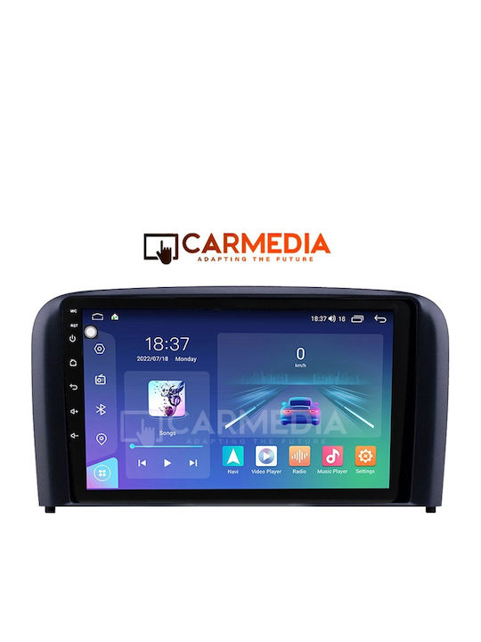 Carmedia Car Audio System for Volvo S80 1998-2006 (Bluetooth/USB/WiFi/GPS/Apple-Carplay/Android-Auto) with Touch Screen 9"