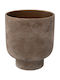 Zen Collection Planter Ceramic Bronze 33.5x33.5x37.5cm.