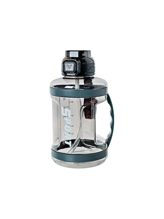 Uncle George Wasserflasche Kunststoff 1600ml Schwarz