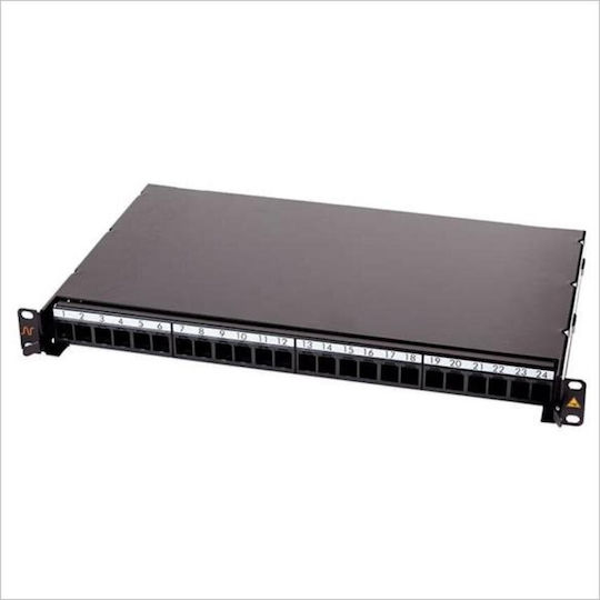 Nexans Nexans N420.655bk Patch Panel Snap-in Zd Box Outlets Schwarzes Lanmark Set 24 Stück