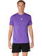 Road Seamless Αθλητικό T-shirt Μωβ
