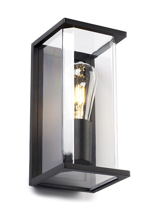 123led Επιτοίχιο Εξωτερικό Φωτιστικό E27 IP44 15x13x27εκ.