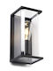 123led Επιτοίχιο Εξωτερικό Φωτιστικό E27 IP44 15x13x27εκ.
