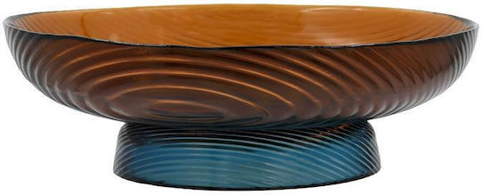 Fylliana Fl930 Platou Decorativ Rotund Din Sticlă Portocalie 30x30x9 cm Fylliana Fl930 Platou Decorativ Rotund Din Sticlă Portocalie 30x30x9 cm