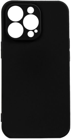 Husă Telefon Spacer iPhone 13 Pro Grosime 2 Mm Material Silicon Flexibil Interior Microfibră Neagră sppc-ap-ip13p-slk