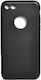 Protecție Spate Ultra Mată Colorată Spacer iPhone 7 Negru