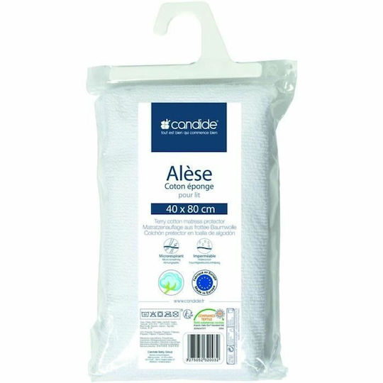 Candide Wasserdicht Baby-Krippenmatratzenauflage White