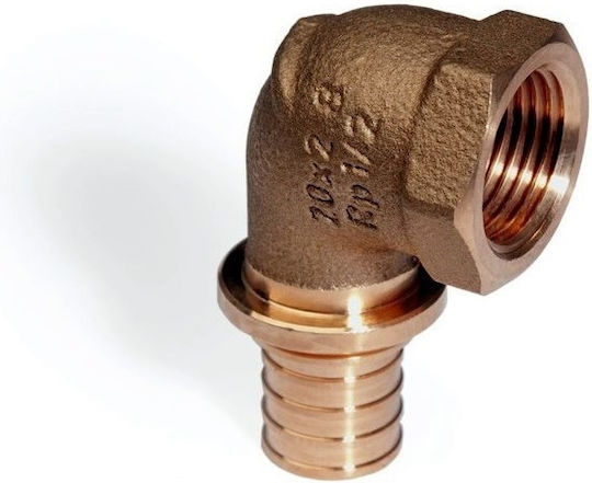 Rehau Connection Elbow Rautitan Rx Female Ø16-rp1/2"